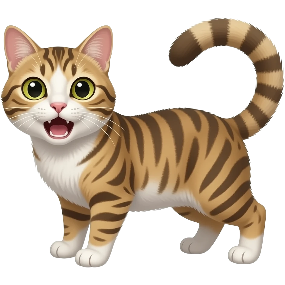 TRALALERO TRALALA meme mit einer katze emoji