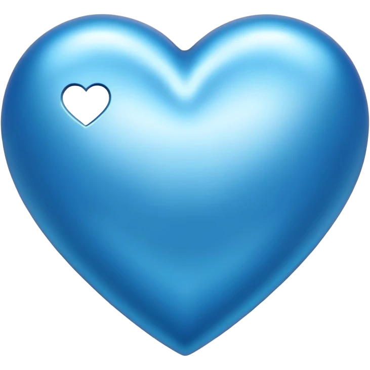 Azure heart emoji