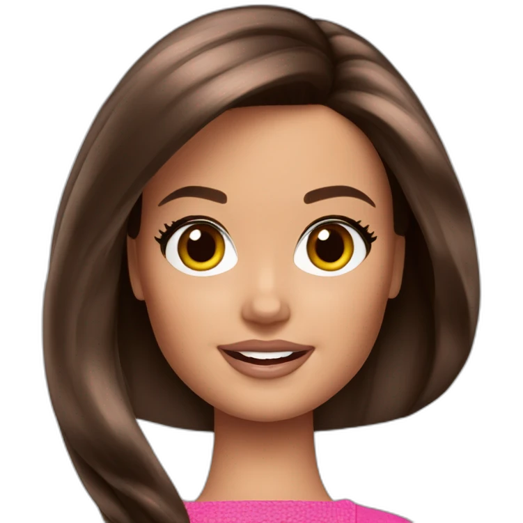 barbie brune emoji