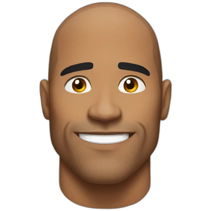 animated the rock emoji