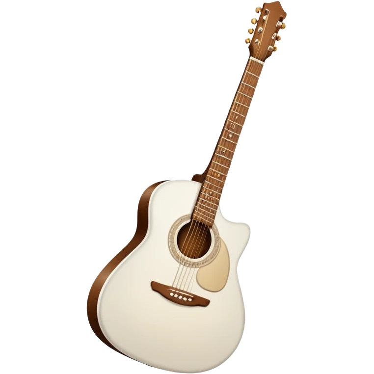 guitar white emoji