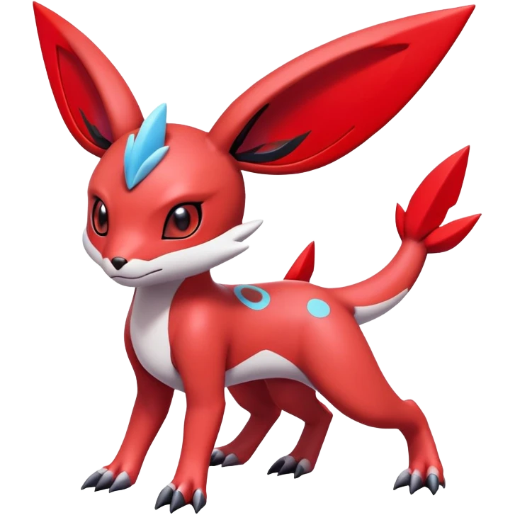  Cute Guilmon-Latias-Umbreon-Fakémon-hybrid-creature (full body)  emoji