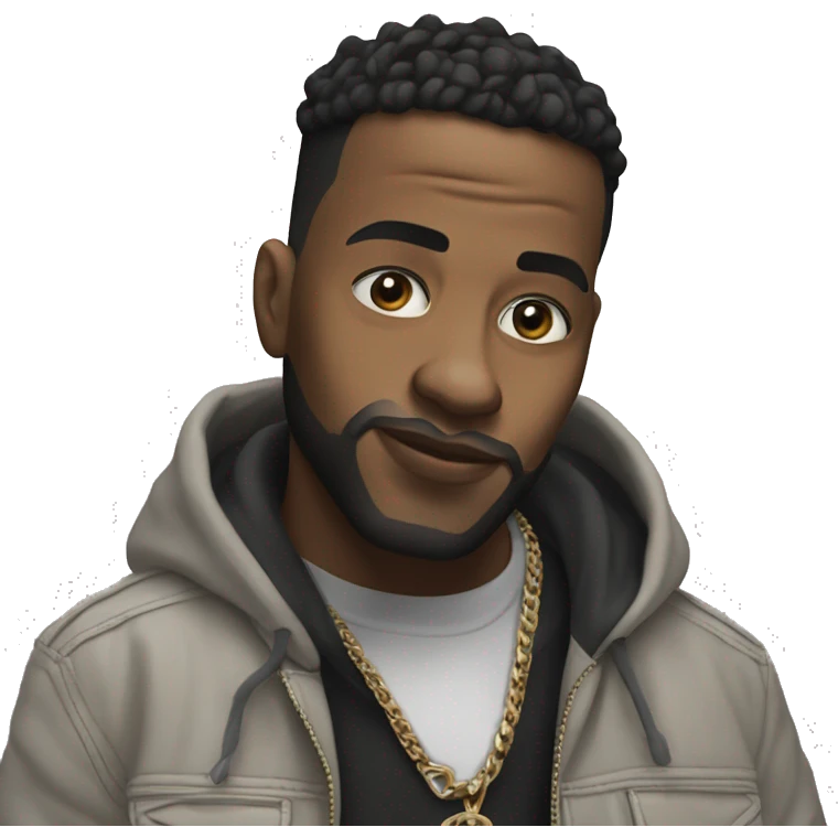 Le rappeur jul qui fait le signe jul emoji