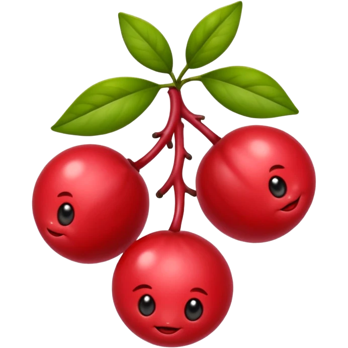 lingonberry fruit emoji