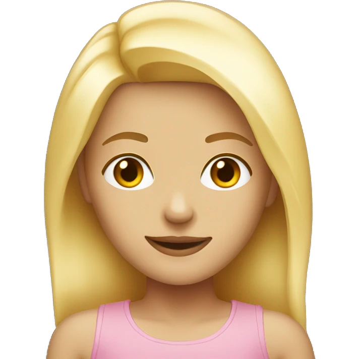 blonde girl emoji