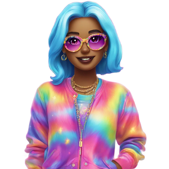 Lisa frank vibes emoji