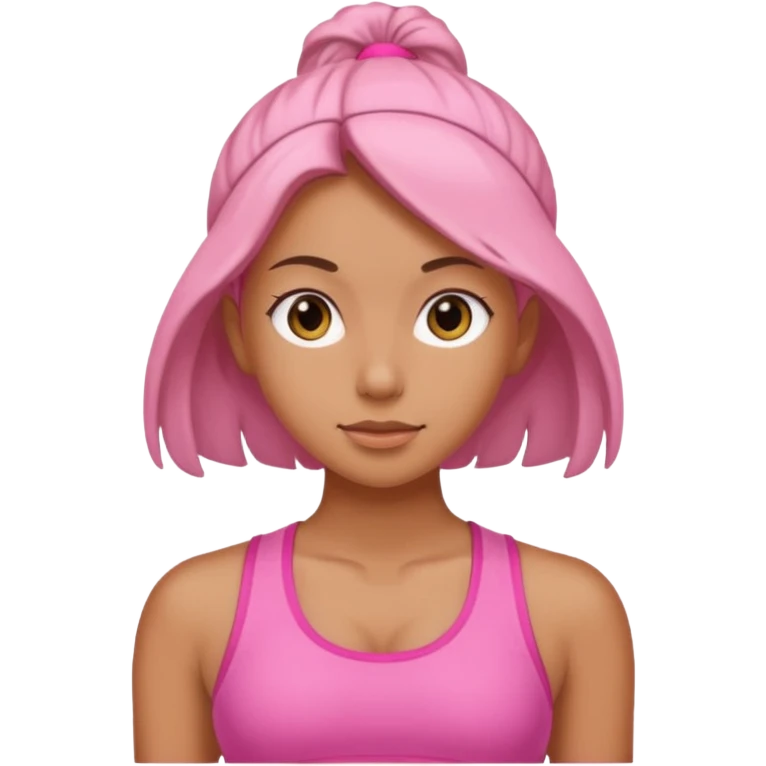 Girl pink gym  emoji