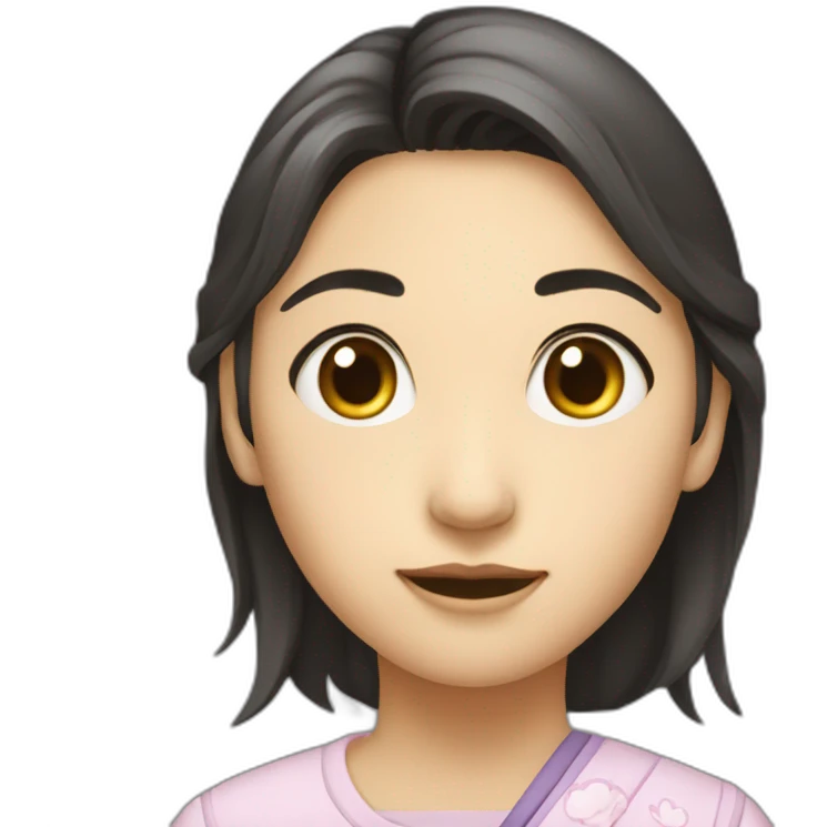 有貓耳朵的女孩 emoji