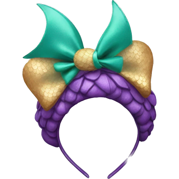 Little mermaid Disney ears emoji