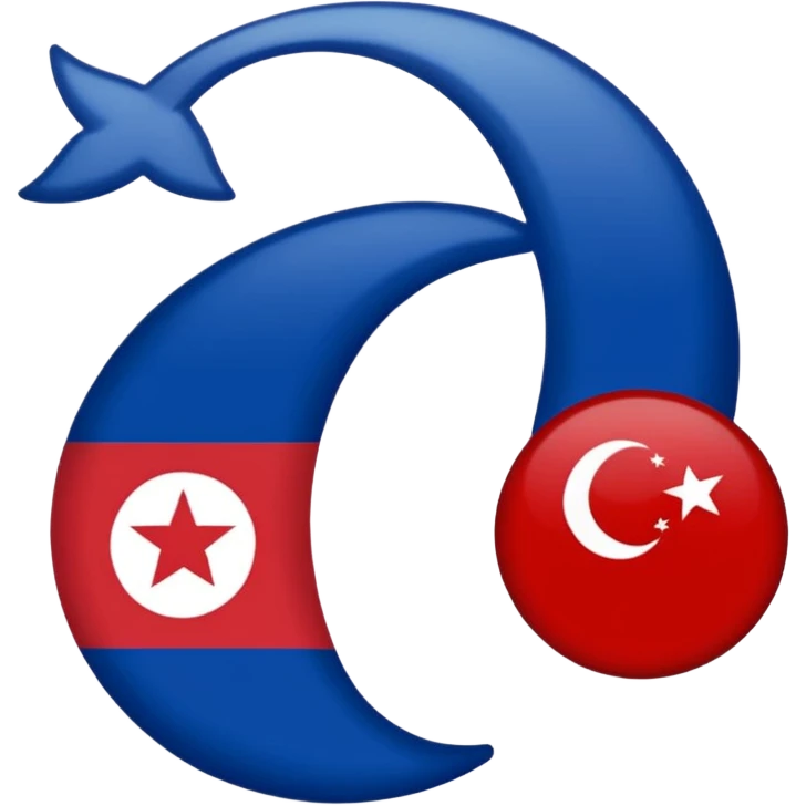 doğru türkistan bayrağı emoji