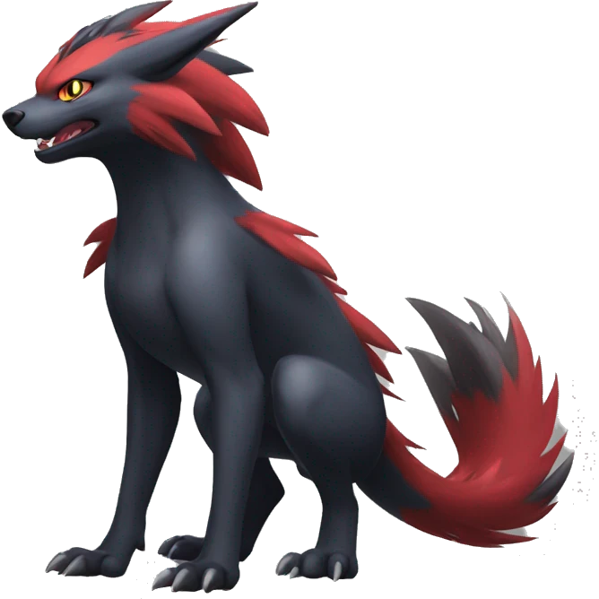 Nargacuga-Litten-Zoroark full body emoji