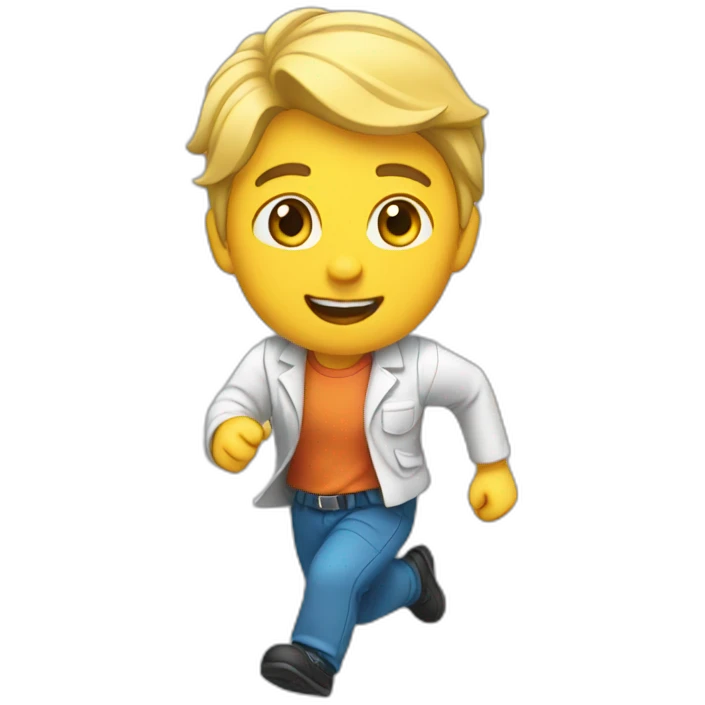 technical assistant running emoji