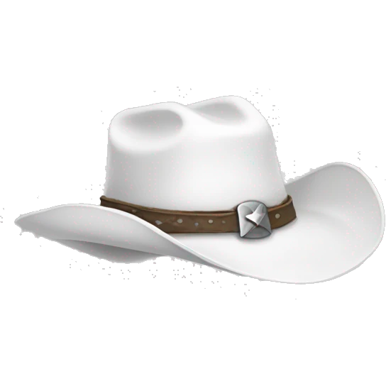 cowboy white hat emoji