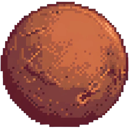 Mars red planet emoji