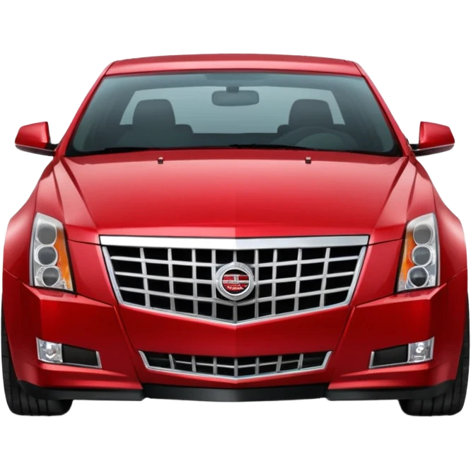 2009 red Cadillac CTS  emoji