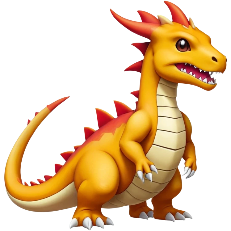 Cubone-dragonite-Marowak-Charmeleon-Fakémon-creature (full body) emoji