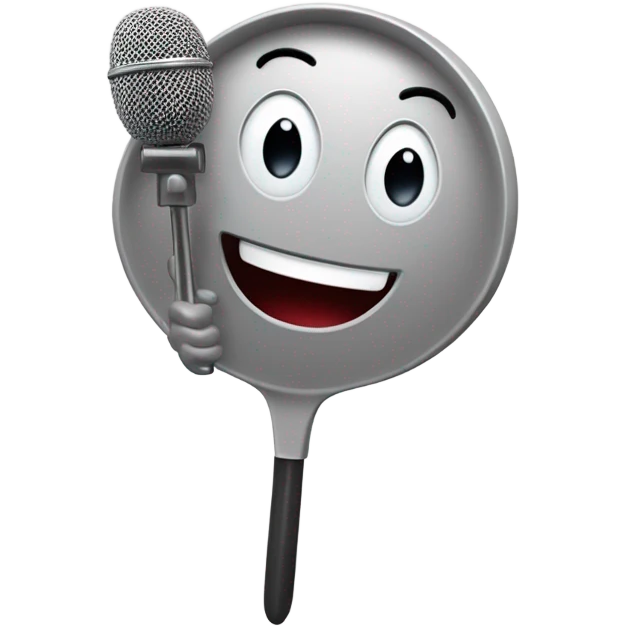 Singing spoon emoji