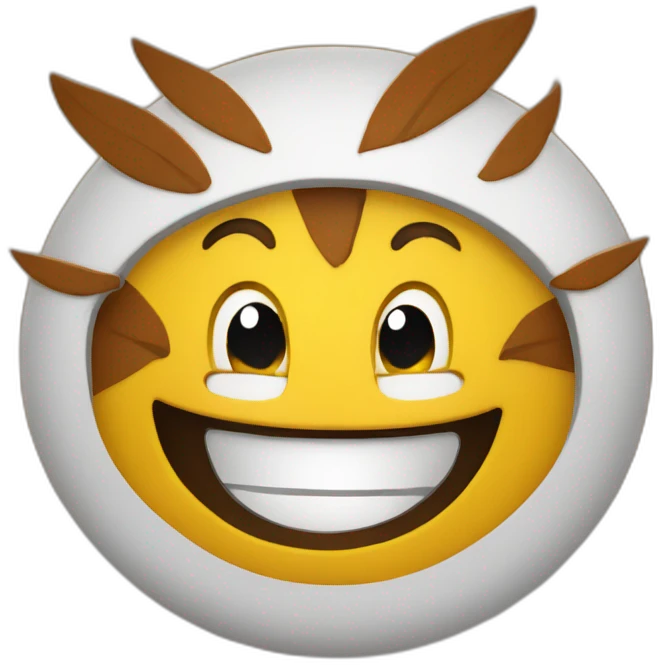 Arizona State Sparky smiling emoji
