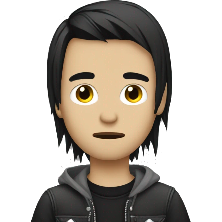 Alternative emo boy emoji