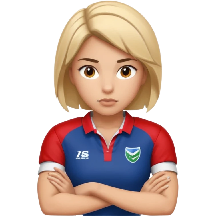 Disfraz de jugadora de rugby emoji