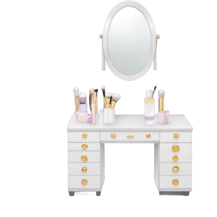 Make up vanity emoji