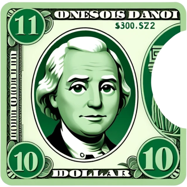 Menga dollar kerak emoji