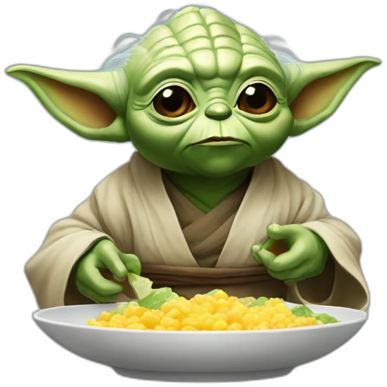 yoda eat emoji