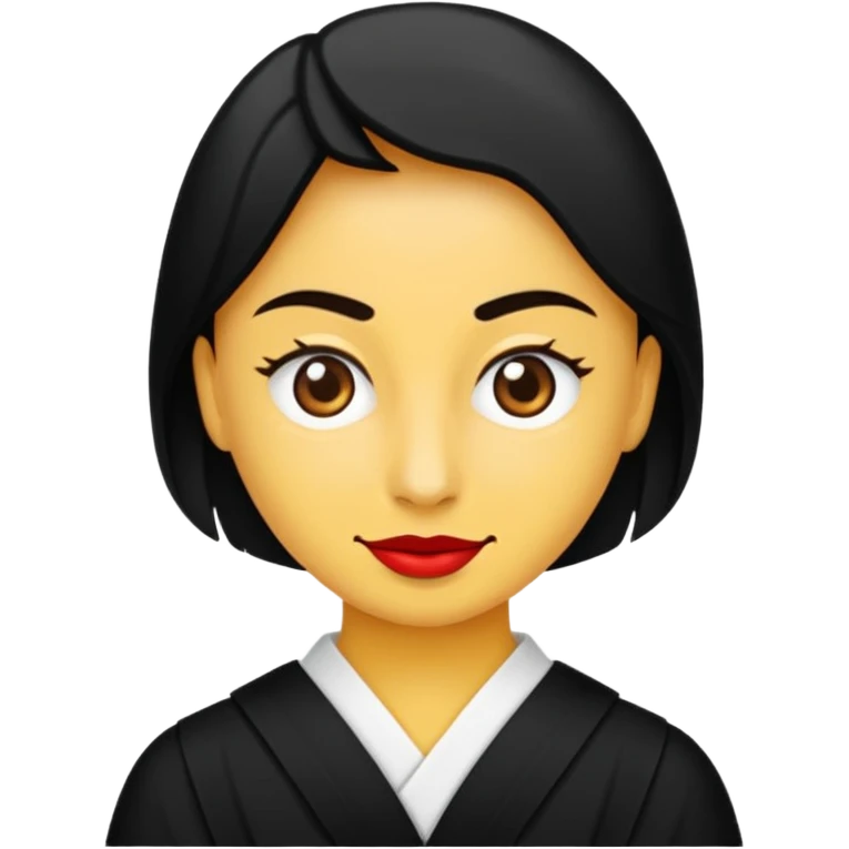 Kara deliğin Olay ufkuna yandan bakan bir emoji emoji