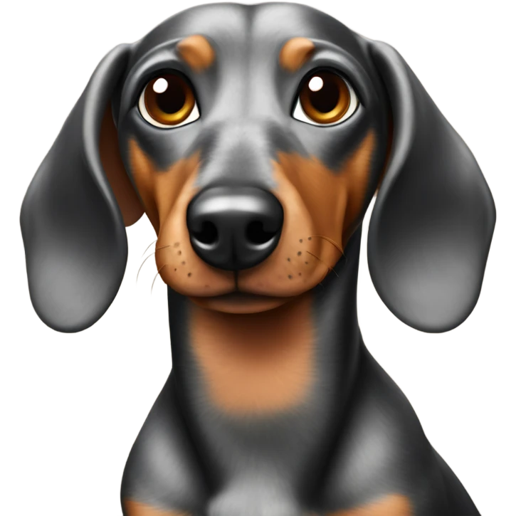 dapple Weiner dog emoji