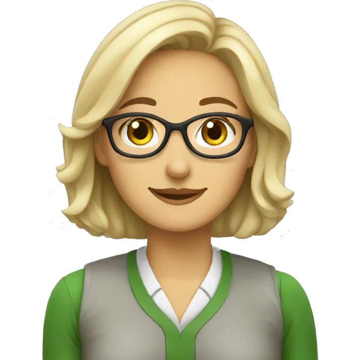 female white teacher who loves turtles emoji