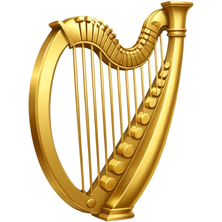 golden lyre emoji