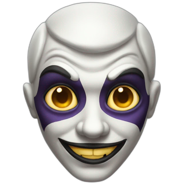 ghoulish harlequin emoji emoji