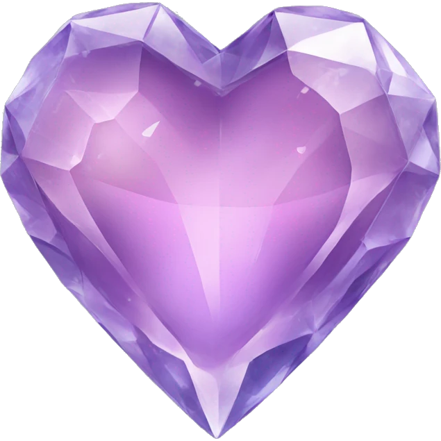 Crystal heart emoji