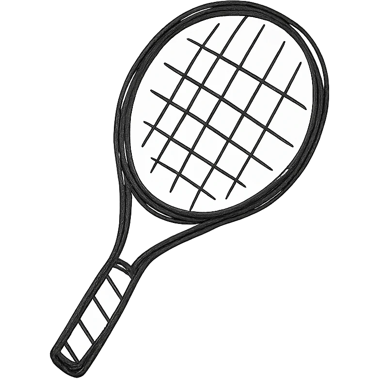A tennis racket emoji