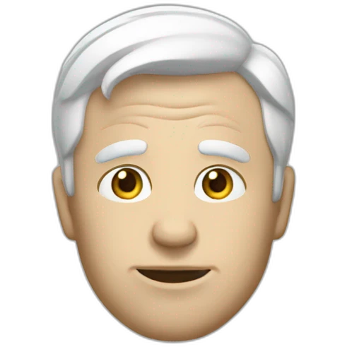 Un homme blanc qui rizz emoji