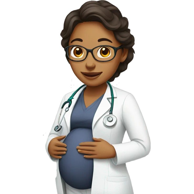 pregnant doctor emoji