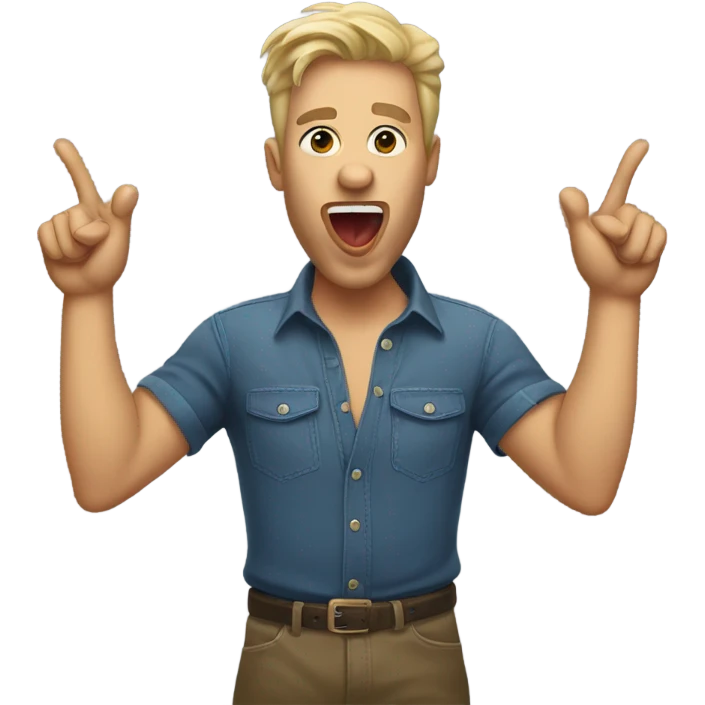 Me with tongue out and hands rocking out emoji