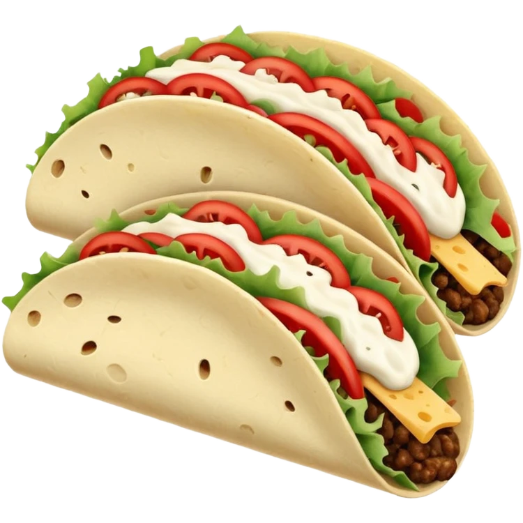 Emoji tacos bleu blanc rouge emoji