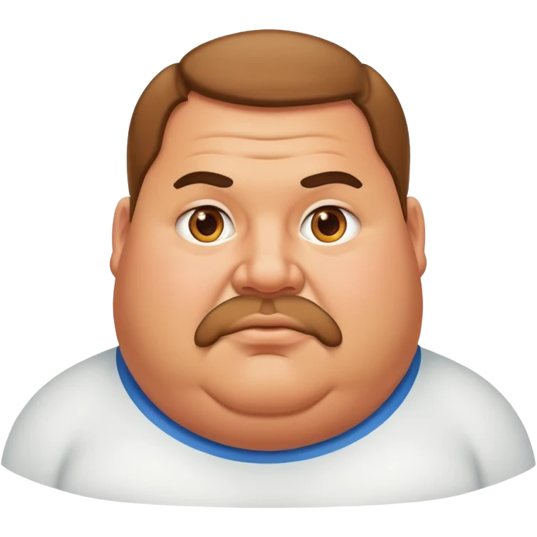 Fat man emoji