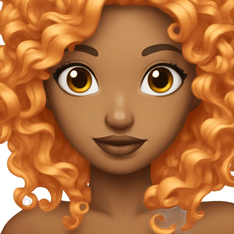 ice spice orange curls emoji