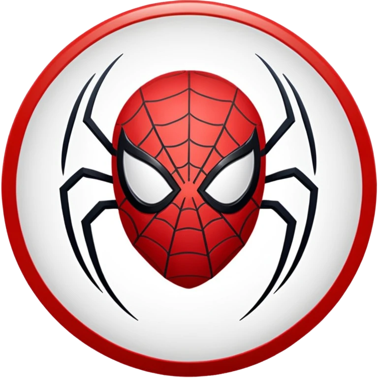 Tobey Maguire Spiderman logo with no spiderman emoji