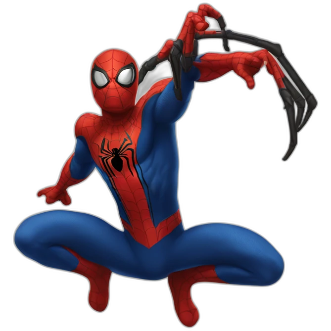 Cat spider-man emoji