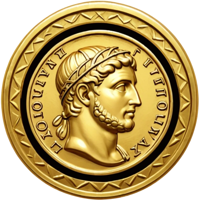 roman gold coin emoji