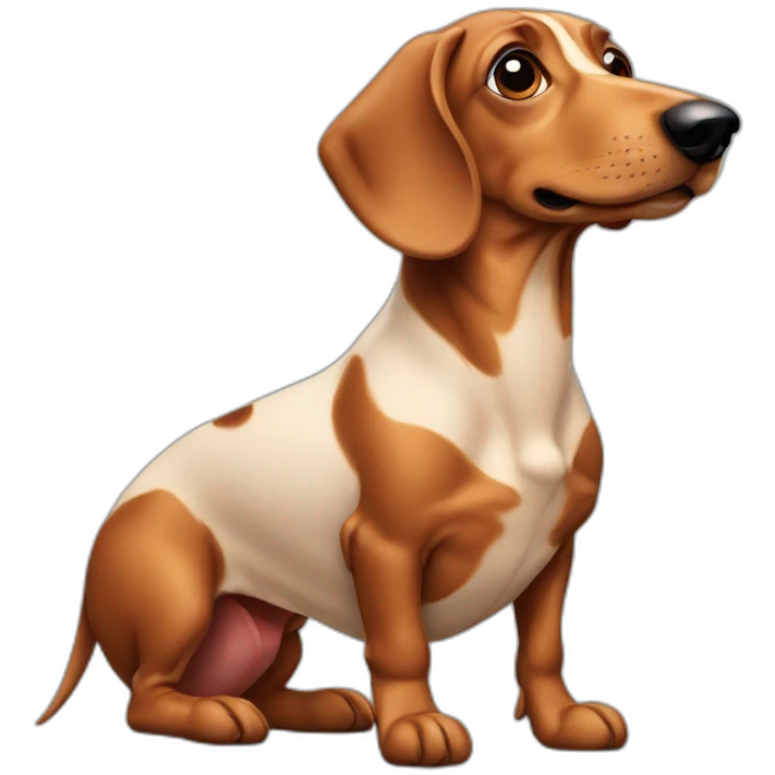 longhaird-weiner-dog emoji