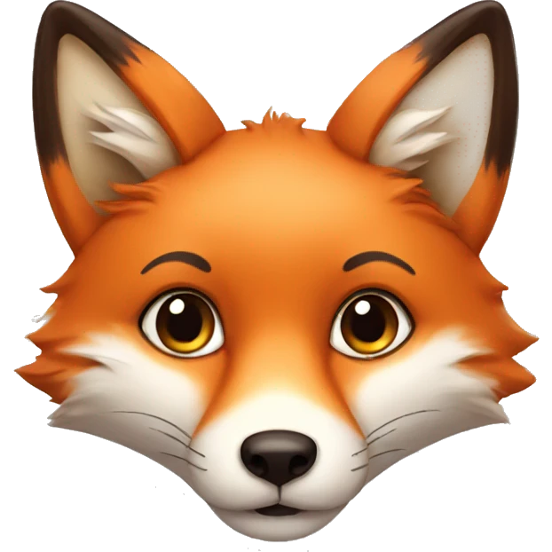 cute fox face emoji