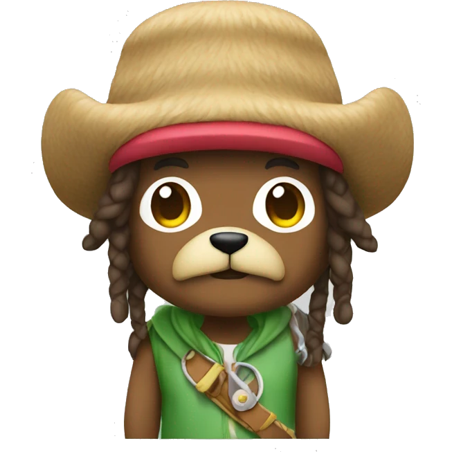 Tony Tony Chopper rasta emoji