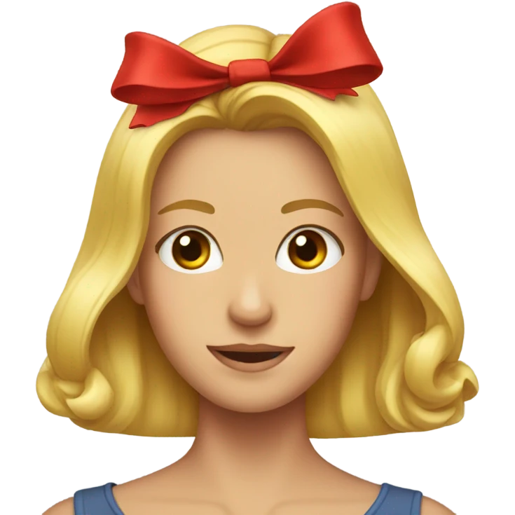 Red bow emoji