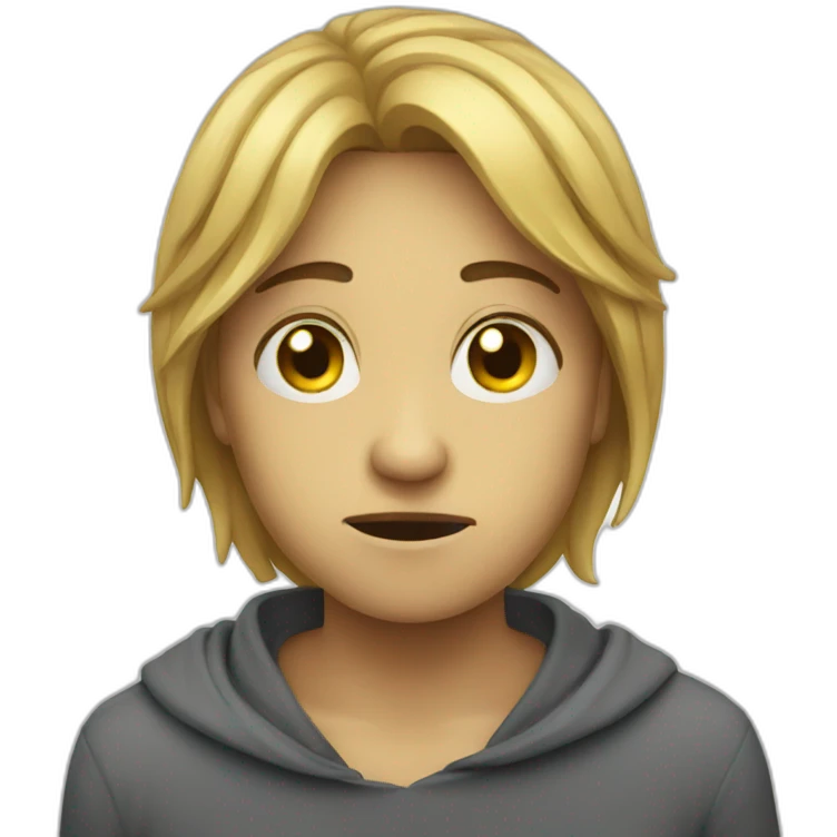 Triste emoji