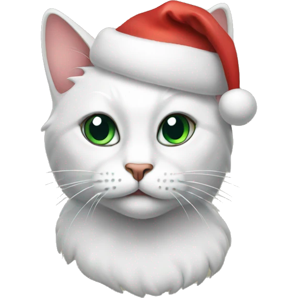 Christmas cat emoji