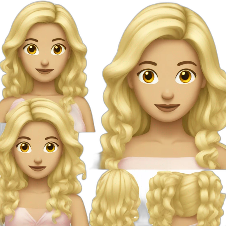 gitano blond hair emoji